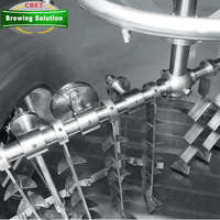 Récipients de bouilloire de brassage de café froid commercial avec des composants de noyau de pompe de récipient à pression de capacité 500-700L à 5000L