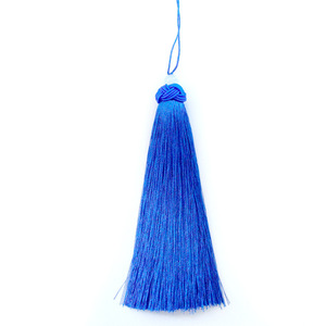 Tassel Fringe Decorative Bohemia Style Polyester Long Tassel With Jade Bead For Hat <b>Bookmark</b> Fan Pendant - Product Image 5