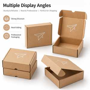 Own Factory Hot Selling Corrugated Mailer Boxes Eco Friendly Recyclable Custom Logo Printed Shipping Boxes For Apparel Packaging - Product Image 3