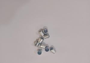 Embout spécial usiné en acier inoxydable de haute qualité, plaqué zinc, avec perçage pour raccords - Product Image 3