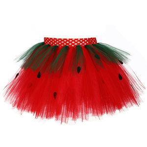 Personalizado bebé recién nacido pastel de <span class=keywords><strong>fresa</strong></span> niña <span class=keywords><strong>disfraz</strong></span> niño niños Primer Cumpleaños capa esponjosa vestido de baile falda tutú para Halloween - Product Image 4