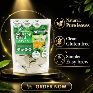 Bolsitas de Té de Hojas Secas de Guanábana Premium, Té Herbal Natural Sin Gluten Sin Azúcar - Product Image 5