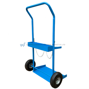 Carro de Plataforma con Ruedas Bloqueables para Cilindros de Gas Industriales de Acero Congerain, para Cilindros de Diferentes Tamaños - Product Image 4