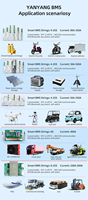Système de gestion de batterie intelligent (BMS) 3S 4S 12V 150A 200A avec équilibrage de courant 120mA, RS485 CAN pour batteries Li-Ion et batteries de puissance