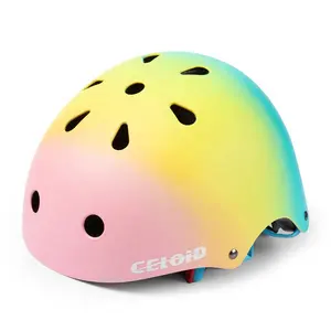 CE & CPSC Beauty OEM casco da bici personalizzato colorato casco protettivo regolabile scooter pattinaggio casco da bici per bambini