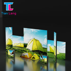 Free-standing SEG Fabric Lightbox for <b>Shopping</b> Mall Custom <b>LED</b> Backlit <b>Light</b> Box Trade Show Booth Display - Product Image 3