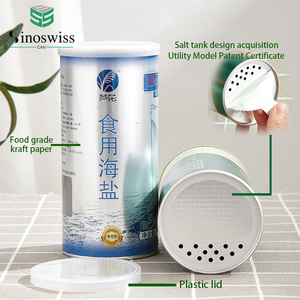 Tùy Chỉnh Tái Chế Gia Vị Gia Vị Giấy Container Vòng Kraft Ống Bóc Nắp Xi Lanh Muối Bột Bao Bì Thực Phẩm Hộp - Product Image 2