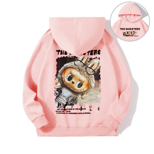 Collezione Autunno Inverno 2025, Fornitore all'Ingrosso, Popolare Felpa con Cappuccio Unisex, Ampia e ad Asciugatura Rapida, con Stampa Cartoon in Maglia - Product Image 4