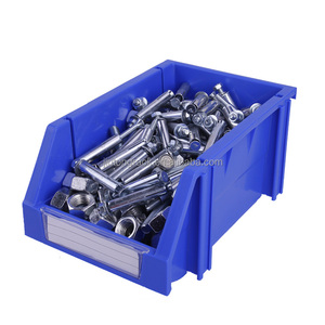 Almacenamiento de piezas de automóviles Contenedores apilables de plástico Organizador de hardware de garaje Caja de almacenamiento con pilares apilables - Product Image 3