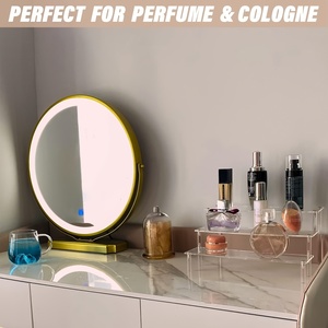 حامل عرض حمام أكريليك 3 طبقات ، منظم عطر ، حامل كب كيك شفاف للديكور والتخزين - Product Image 5