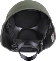 Casque d'entraînement tactique style MICH 2000, ultra-léger, robuste, en ABS, avec système de coussinets internes à 7 pièces