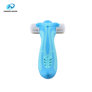 Rasoir pour femmes, outil de dermabrasion, rasoir pour jambes et aisselles, 6 lames avec manche en caoutchouc - Product Image 6
