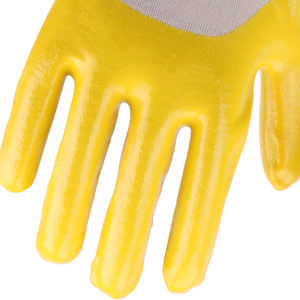Xingyu-guantes de trabajo de nitrilo suave, guantes de seguridad de algodón con carcasa de poliéster, 13G, U3, China - Product Image 3