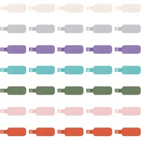 Étiquettes pour câbles et fils de grande taille, étiquettes d'identification de fils multicolores, étiquettes d'écriture manuscrites réutilisables pour l'organisation
