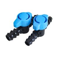 Vanne mini-embout en plastique pour ruban d'irrigation goutte à goutte agricole et de jardin, haute qualité, vente en gros