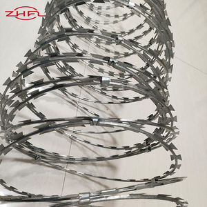 Fil barbelé en acier 304/316/316L en gros avec revêtement pour prison, bobine de 30m CBT65, maille peinte en promotion - Product Image 2