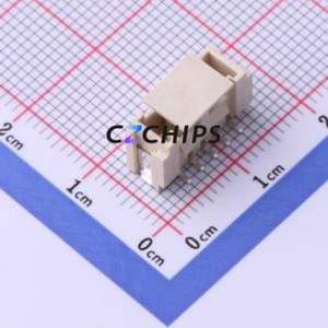 WAFER-HY2.0-5PLB Wire-to-Board Pin Header SMD,P=2mm Connector 1x5P 2mm Vertical Mount HY - Product Image 1