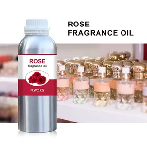 Prix pas cher 100% pur naturel Rose parfum huile arôme parfum Essence additifs pour parfums célèbre usine approvisionnement