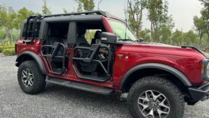 Caja de Almacenamiento Lateral para Puerta de Coche de Alta Calidad, Material ABS, Color Negro, para Ford <span class=keywords><strong>Bronco</strong></span> - Product Image 4