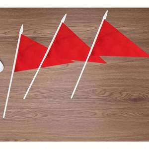 Wholesale Custom <b>Mini</b> <b>Hand</b> Flag Pennant Printed Polyester Fabric Fiberglass Flagpole Handheld Display Custom Small Flag - Product Image 6