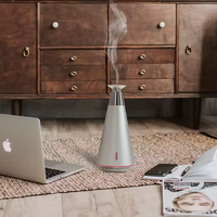 Diffuseur d'huiles essentielles commercial automatique rechargeable portable alimenté par batterie 100 ml intelligent contrôlé par application domestique avec 1 an de garantie pour bureau