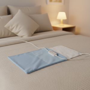 Coussin chauffant électrique avec protection contre la surchauffe, réglage de la chaleur en 2 étapes, coussin chauffant en PVC lavable pour soulager les tensions - Product Image 1