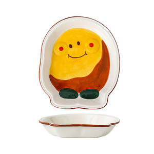 ถ้วยเซรามิกเคลือบสี15ออนซ์ถ้วยสำหรับใช้ในบ้านร้านอาหารจานสีเคลือบด้านล่างสุดน่ารัก - Product Image 5