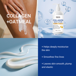 Lotion corporelle au collagène hydratante en profondeur, anti-âge, anti-rides, blanchissante, éclaircissante, crème réparatrice pour peaux abîmées par le soleil - Product Image 6