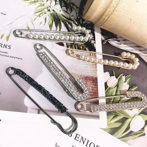 WEGOODZF épingle de sûreté avec strass en cristal islamique Allah broche plaquée argent bébé broche chaussure breloque - Product Image 4