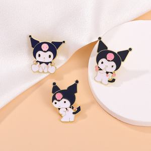 YINI Hersteller Großhandel Custom Zink legierung Emaille Pins - 3 Cute Anime Character Broschen für Fashion & Fan Collection - Product Image 1