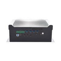 Mini PC embarqué avec 2 ports COM, 9 ports LAN et GPIO en option, PC industriel sans ventilateur pour appareils automatisés embarqués, vision industrielle