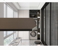 Revêtement mural en aluminium alvéolaire ignifuge de classe 1, métal brossé pour bureau, restaurant, chambre