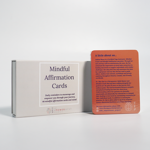 Cartes de méditation d'affirmation imprimées personnalisées pour le soulagement du stress, logo brodé pour les familles - Product Image 4