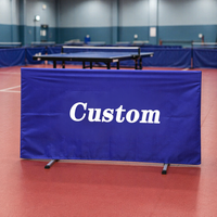 Barrera de Tenis de Mesa Portátil Personalizada, Valla Estable y Duradera, Divisores de Cancha Plegables de Calidad Oxford Ecológicos para Pickleball