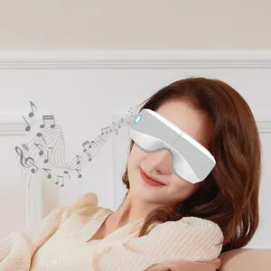 Dropshipping faltbare intelligente elektrische Augenpflege 4d smarte Augenfalten-Massagegerät Vibration heißkomprimierter Airbag Kompression Augenmassagegerät