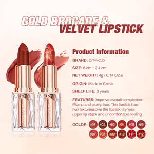 Maquillaje Por Mayor Rouge, lápiz Labial de larga duración, brillo, Etiqueta Privada, resistente al agua, terciopelo mate, lapislázuli Labial - Product Image 4