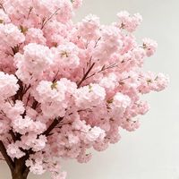 Arbre artificiel de cerisier rose personnalisé, grande plante en soie écologique et durable pour mariage, remise de diplôme, Noël, Nouvel An, Pâques