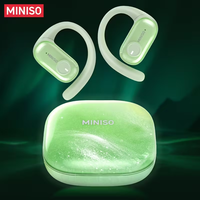 Écouteurs sportifs sans fil MINISO MS185 - Glowing Sand HiFi BT5.4 avec réduction de bruit ENC, écouteurs OWS résistants à l'eau IPX5