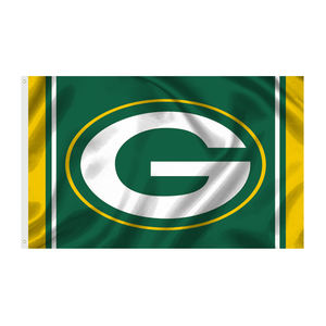5X3ft vente en gros usine produire des bannières GREEN <span class=keywords><strong>BAY</strong></span> PACKERS drapeaux personnalisés pour l'équipe NFL - Product Image 2
