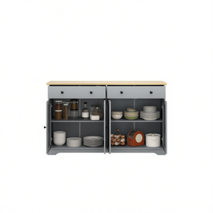 Mobile da Cucina Moderno in MDF Multifunzionale con Cassetti e Ante - Product Image 1