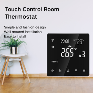 Hvac kỹ thuật số fan 3 tốc độ Fan kỹ thuật số điều khiển nhiệt độ Nhiệt fcu màn hình cảm ứng thông minh nhiệt cho nhà A/C nhiệt - Product Image 5