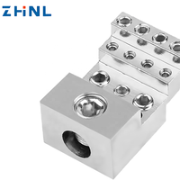 Accessoires pour systèmes électriques UKK 80A 125A 160A 250A 400A Boîtier de distribution d'alimentation sur rail DIN Boîtier de connexion Bornier de connexion