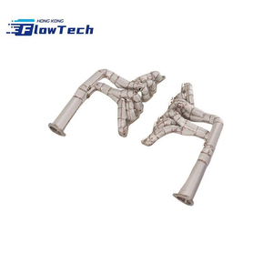 Colectores de Escape de Alto Flujo FlowTech SS304 de Acero Inoxidable con Protector Térmico para Aston Martin DB9 6.0L V12 - Product Image 5