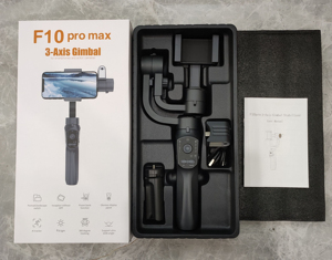 F10 Pro Max กิมบอลกันสั่น 3 แกนแบบมือถือ พร้อมระบบติดตามใบหน้าด้วย AI ไม้เซลฟี่แบบขาตั้งกล้องสำหรับโทรศัพท์มือถือ ถ่ายวิดีโอบล็อก - Product Image 6