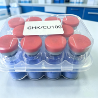 Matière première cosmétique : Poudre de peptide de cuivre GHK-Cu lyophilisée, Poudre de peptide de collagène tripeptide-1 de cuivre