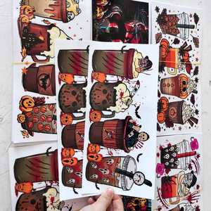 ถ้วยแก้ว UV DTF แบบใสสำหรับห่อถ้วยแบบมีผิวลอกง่าย20ออนซ์แบบผิวเคลือบยูวี - Product Image 1