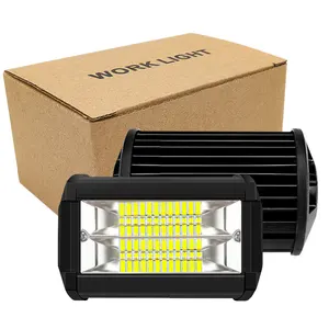 XOVY 5 pouces double rangée 4x4 lumières tout-terrain camion travail barres lumineuses led barre lumineuse led 5 pouces