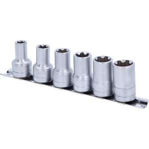KS TOOLS - 911.3130 3/8'' <b>Torx</b>-E-Plus <b>Socket</b> <b>set</b> (6 pcs.) - EAN 4042146400869 HAND <b>SOCKETS</b> 3/8" - Product Image 2