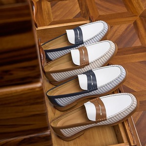 Zapatos casuales de cuero para hombre, nuevos de primavera, de alta calidad, con suela suave, modernos y a la moda, ideales para el día a día, zapatos cómodos. - Product Image 4