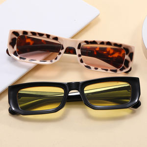 Superhot Eyewear 18935 Fashion 2023 Retro Women Rectangle Wide Cat Eye occhiali da <span class=keywords><strong>sole</strong></span> con montatura spessa colorata - Product Image 4